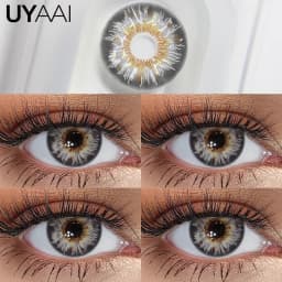 UYAAI Cleopatra Series NEW Colored Pupils Makeup Green Contact Lenses Beauty Women Colored Pupils Cosmetic Brown Natural Pupils