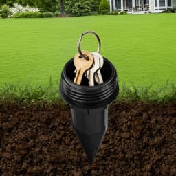 Garden Key Hider, Realistic Underground Watering Can Key Safe, No Battery Needed, Durable Plastic for Outdoor Garden Security