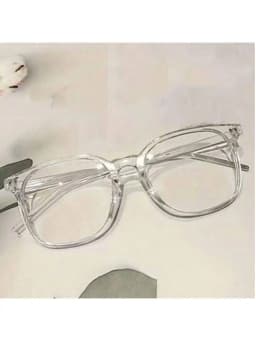1/2/3 Pairs of Universal Fashion Glasses, Square-Framed Glasses, Fashionable Campus Style, Clear Black Frame, Back to School