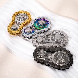 Sprockets Flywheel Fingertip Gyro Fidget Spinner Antistress Anxiety Metal Bike Chains EDC Spinner Fidget Toys For Adult Kids