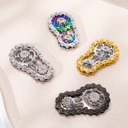 Sprockets Flywheel Fingertip Gyro Fidget Spinner Antistress Anxiety Metal Bike Chains EDC Spinner Fidget Toys For Adult Kids