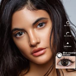 Bio-essense 1 Pair Big Eyes Black Lenses Korean Natural Lenses Yearly Color Contact Lenses Eyes with Gray Beautiful Pupil Lentes