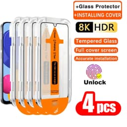 1-4PCS Unlock Dust Free Easy Install Screen Protector For Google Pixel 10A 10 8 9 11 Pro XL 10 10A 9A 8A 7 7A 6A Tempered Glass