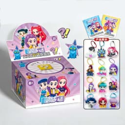 32 Pack Blind Bag Acrylic Keychain Mystery Grab Bag for School Backpack Anime Kids Gift Collectibl