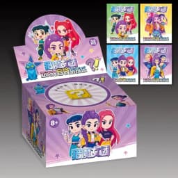 32 Pack Blind Bag Acrylic Keychain Mystery Grab Bag for School Backpack Anime Kids Gift Collectibl