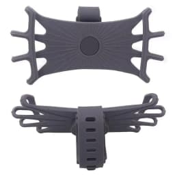 360 Rotatable Bike Motorcycle Phone Holder Silicone Bracket Support Pull Type Safe Mount For All Smartphones Cycling Stand