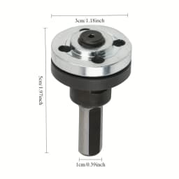 Drill Adapter Universal Drill Adapter with Flange Nut PartsKit, for Cutting Disc Polishing Wheel Metals Handle Holder Adapter