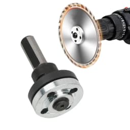 Drill Adapter Universal Drill Adapter with Flange Nut PartsKit, for Cutting Disc Polishing Wheel Metals Handle Holder Adapter