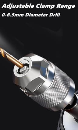 Drill Chuck Keyless Screwdriver Impact Driver Adaptor Electric Micro Motor Clamp Mini Chuck Fixture Hex Shank Drill Bits Adapter