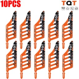 Jigsaw Blade Extra Long Heavy Duty Scroll Saw Blades T-Shank Fine Coarse Teeth for Wood Aluminum Tight Spaces
