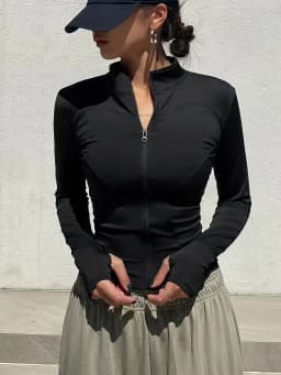 2025 Fall Pilates Quick-Dry Athletic Jacket for Women - Ideal for Gym Workouts & Outdoor Running