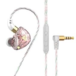 QKZ CK5 FiLe Wired Earphone with Microphone HiFi Music Earphone Professional Gaming And Sports Noise Cancelling Headphones