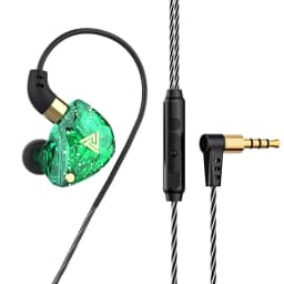 QKZ CK5 FiLe Wired Earphone with Microphone HiFi Music Earphone Professional Gaming And Sports Noise Cancelling Headphones