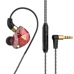 QKZ CK5 FiLe Wired Earphone with Microphone HiFi Music Earphone Professional Gaming And Sports Noise Cancelling Headphones