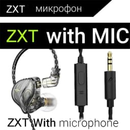 QKZ CK5 FiLe Wired Earphone with Microphone HiFi Music Earphone Professional Gaming And Sports Noise Cancelling Headphones