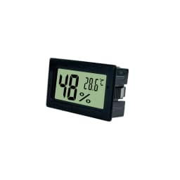 2/4 Pcs Mini Hygrometer Thermometer Fahrenheit or Celsius Meter Digital LCD Monitor Indoor Room Round Humidity Temperature Gauge
