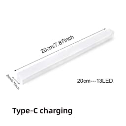 Motion Sensor Lamp Night Light Wireless LED USB Type C Rechargeable Lamp for Kitchen Cabinet Bedroom Wardrobe Staircase Lighting