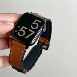 Leather+Silicone Strap For Apple Watch Band Ultra 49mm 44mm 45mm 41mm 46mm 40mm 42mm Magnetic Bracelet iwatch Series 10 9 8 7 6