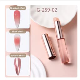 Nail Art Silicone Brush Reusable Mirror Powder Pigment Applying Manicure Tool Gradient Effect Nail Arts Silicone Applicator