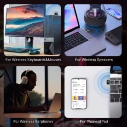 Bluetooth Adapter USB Bluetooth 6.0 5.4 for PC Dongle Wireless Mouse Keyborad Music Audio Receiver USB Transmitter