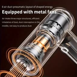 690000Pa Wireless Car Vacuum 2 Hours Quick Charge Wet Dry Dual-use Cleaner Cordless Handheld High-power Vacuum Cleaner 2026