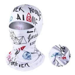 Summer Cool Balaclava Ice Silk Cycling Full Face Cap Sun Anti-UV Protection Sports Face Cover Headwear Bike Motorcycle Men's Hat