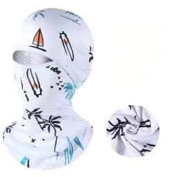 Summer Cool Balaclava Ice Silk Cycling Full Face Cap Sun Anti-UV Protection Sports Face Cover Headwear Bike Motorcycle Men's Hat