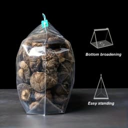 45PCS Food Storage Leakproof Reusable Stand Up Zip Shut Bags Cup Fresh Food Storage Bag Refrigerator Fresh Wrap