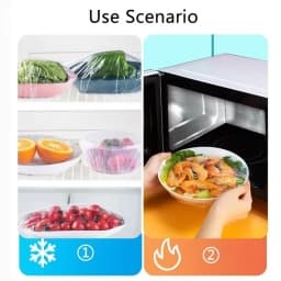 Colorful Disposable Food Cover Food Grade Fruit Vegetable Storage Bag Elastic Shower Cap Fruit Food Cover Fresh Keeping Bag