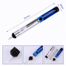 Aluminum Metal Desoldering Pump Suction Tin Gun Soldering Sucker Pen Removal Vacuum Desoldering Pump Tool