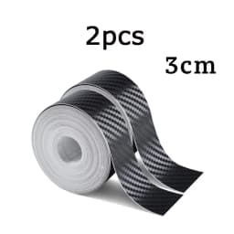 1-5m Nano Carbon Fiber Car Tape Sticker Door Mirror Paste Protector Strip DIY Protection Protective Film Waterproof Adhesive