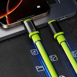 0.3m/1m/1.5m/2m Quike Charging USB Type-C To Type-C Data Cable USB A to Type-C For iPhone Huawei Xiaomi Samsung Charge Cord