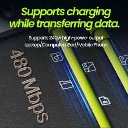 0.3m/1m/1.5m/2m Quike Charging USB Type-C To Type-C Data Cable USB A to Type-C For iPhone Huawei Xiaomi Samsung Charge Cord