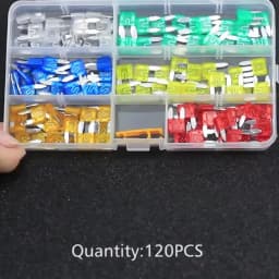 300/180/120pcs Car Blade Fuse Assortment Kit Auto Truck Automotive Medium Small Fuse Mixed Motorcycle Circuit Fuse With Box