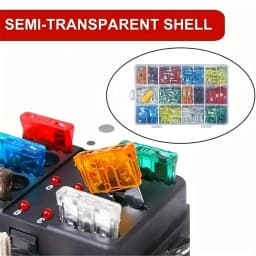 300/180/120pcs Car Blade Fuse Assortment Kit Auto Truck Automotive Medium Small Fuse Mixed Motorcycle Circuit Fuse With Box