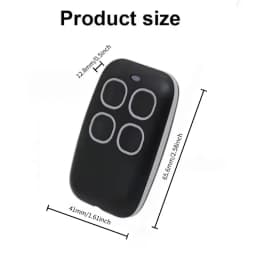 Multi-frequency 280MHz-868MHz Copier Transmitter Compatible with TOP432NA, TOP432EV, TOP432EE Garage Door Remote Manual Button