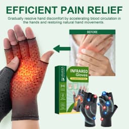 1/2/3/4/5 Pairs Compression Arthritis Gloves Wrist Support Practical Stimulating Circulation Gloves Daily Activity Health Care