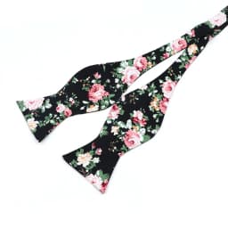 Fashion Mens Adjustable Bowtie Self Tied Bow Ties 100% Cotton Vintage Floral Flower Butterfly For Men Classic Wedding Party Gift