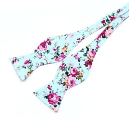 Fashion Mens Adjustable Bowtie Self Tied Bow Ties 100% Cotton Vintage Floral Flower Butterfly For Men Classic Wedding Party Gift