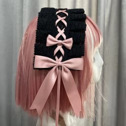 Lovely Bowknot Sweet Lolita Lace Flower Hair Hoop Anime Maid Cosplay Headband Headwear Accessory Hand Made Wholesale