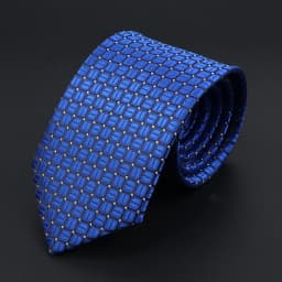 New Dot Striped Men's Tie Fashion Classic Soft Neckties Blue Black Red Pink Jacquard Woven Polyester Cravat Daily Wear Accessory
