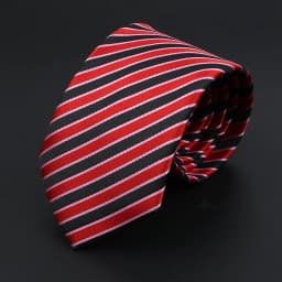 New Dot Striped Men's Tie Fashion Classic Soft Neckties Blue Black Red Pink Jacquard Woven Polyester Cravat Daily Wear Accessory