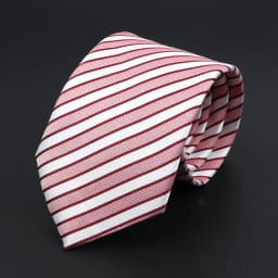 New Dot Striped Men's Tie Fashion Classic Soft Neckties Blue Black Red Pink Jacquard Woven Polyester Cravat Daily Wear Accessory