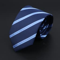 New Dot Striped Men's Tie Fashion Classic Soft Neckties Blue Black Red Pink Jacquard Woven Polyester Cravat Daily Wear Accessory
