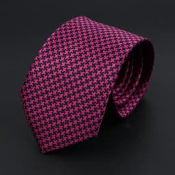 New Dot Striped Men's Tie Fashion Classic Soft Neckties Blue Black Red Pink Jacquard Woven Polyester Cravat Daily Wear Accessory