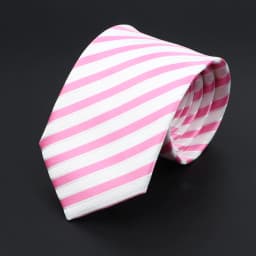 New Dot Striped Men's Tie Fashion Classic Soft Neckties Blue Black Red Pink Jacquard Woven Polyester Cravat Daily Wear Accessory