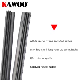 2pcs High Quality Boneless Frameless Rubber Car Wiper Blade Refill Strips Windscreen 6mm 26"28"30"32" Windshield Car Accessories