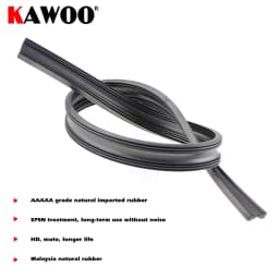 2pcs High Quality Boneless Frameless Rubber Car Wiper Blade Refill Strips Windscreen 6mm 26"28"30"32" Windshield Car Accessories