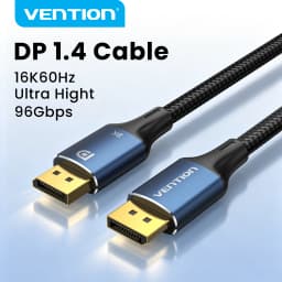 Vention DisplayPort 1.4 Cable 8K 60Hz 4K HDR 165Hz Display Port Audio Cable for Video PC Laptop TV Display Port 1.4 DP Cable 1.2
