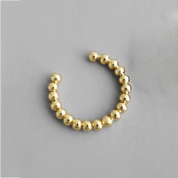 XIYANIKE Fashion Silver Color Finger Ring for Women Creative Geometric Round Beads Party Accessories Jewelry Adjustale